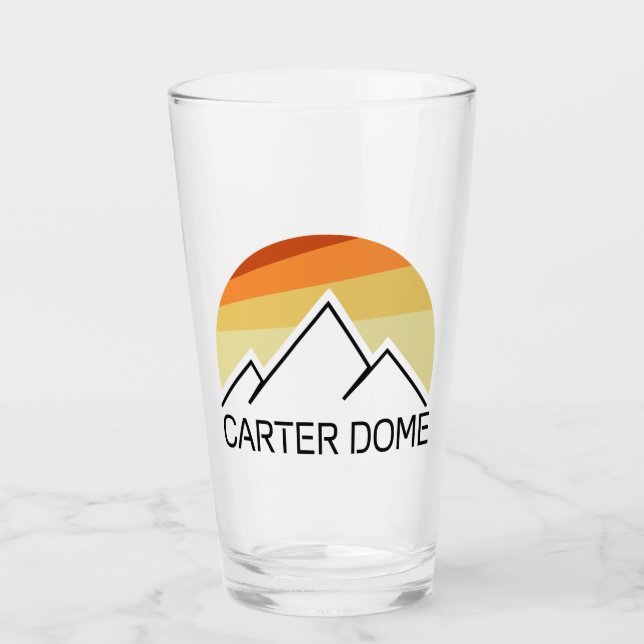 Carter Dome New Hampshire Retro Glas (Vorderseite)