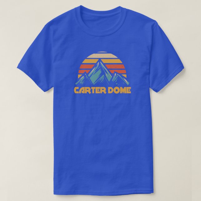 Carter Dome New Hampshire Retro Turquoise T-Shirt (Design vorne)