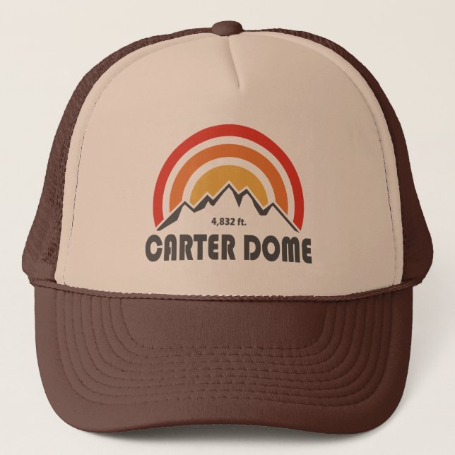 Carter Dome New Hampshire Truckerkappe (Vorderseite)