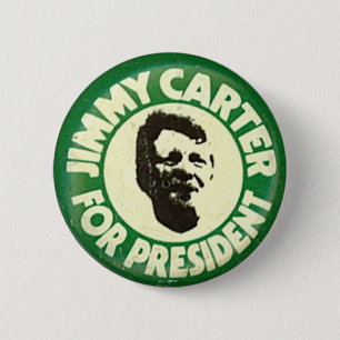 Carter für Präsidenten - Knopf Button