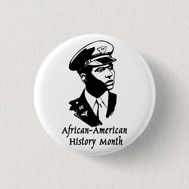 Carter G Woodson Black History Month Button (Vorderseite)