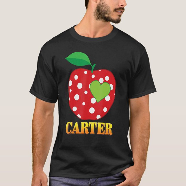 Carter Liebe School Zurück zur Schule Kinderstuden T-Shirt (Vorderseite)