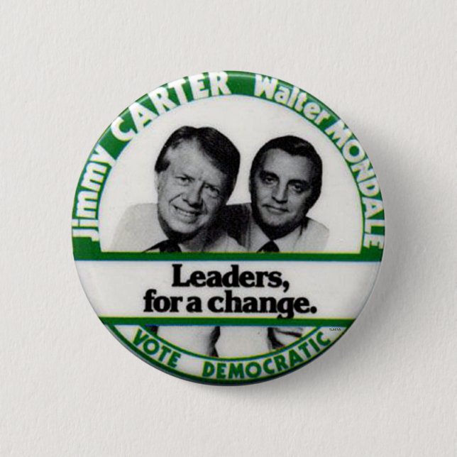 Carter-Mondale-Kombiticket - Button (Vorderseite)