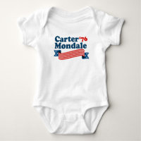 Carter Mondale Vintag-Demokratische 70er-Wahl