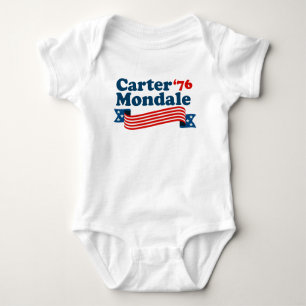 Carter Mondale Vintag-Demokratische 70er-Wahl Baby Strampler