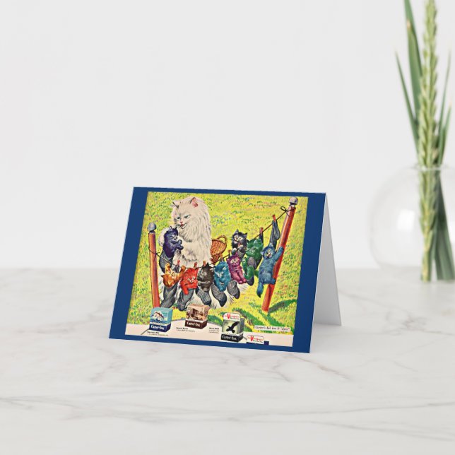 Carter’s Ink ad mama cat and kittens der 40er Jahr (Vorderseite)