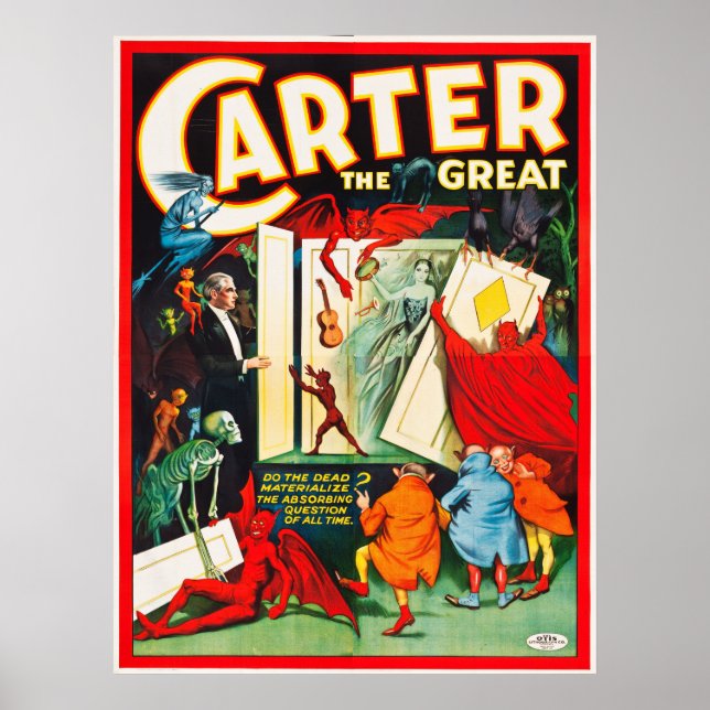 Carter the Great Spirit Cabinet Poster (Vorne)