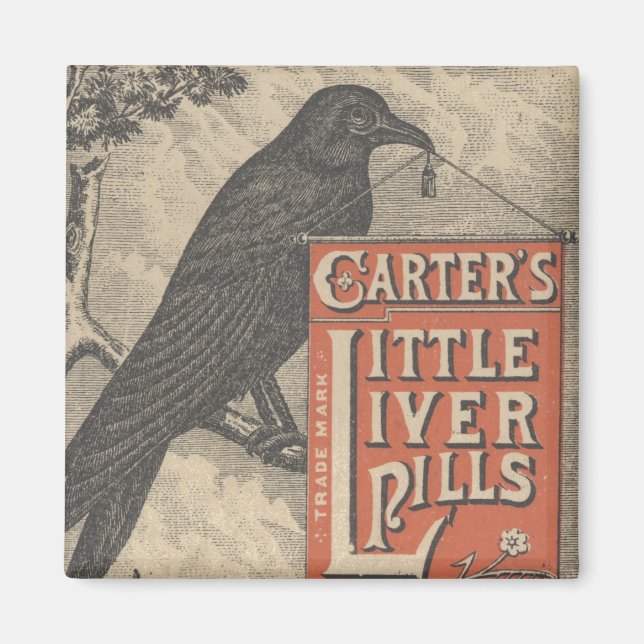 Carters Kleine Leber Pillen Ephemera Magnet (Vorne)