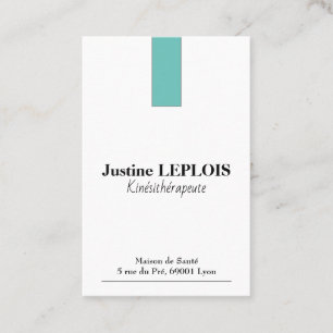 Cartes de visite Standard: 8,5 cm x 5,5 cm Visitenkarte