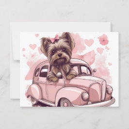 Cartes Postales Dog Yorkshire Postkarte