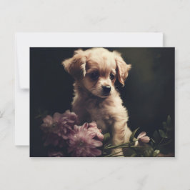 Cartes Postales Puppy Postkarte