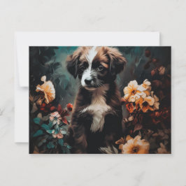 Cartes Postales Puppy Postkarte