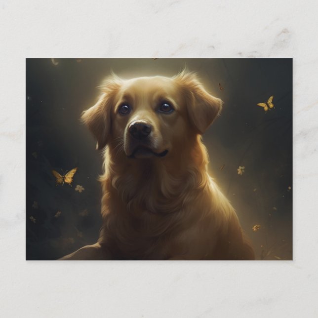 Cartes Postales Puppy Postkarte (Vorderseite)