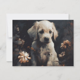 Cartes Postales Puppy Postkarte