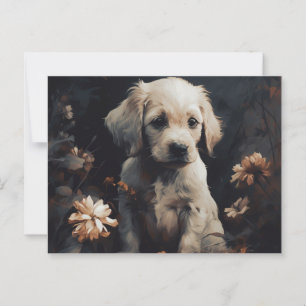 Cartes Postales Puppy Postkarte