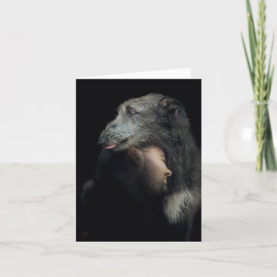 Cartes Pour Fêtes Annuelles Deerhound Feiertagskarte