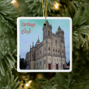 CARTHAGE, Acropolium, Tunesien, Afrika, Keramikornament