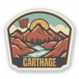 Carthage, Arkansas Aufkleber