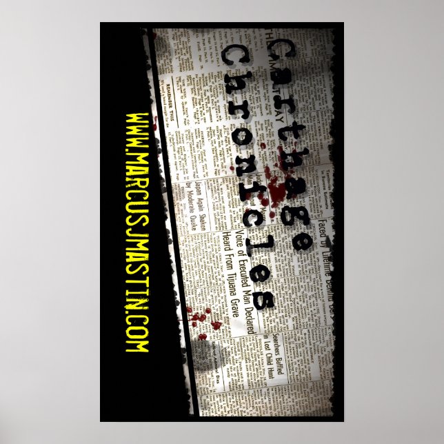 Carthage Chronicles Canvas Print Poster (Vorne)