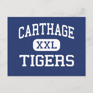 Carthage - Tigers - Junior - Carthage Missouri Postkarte