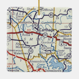 Carthage TN Keramikornament