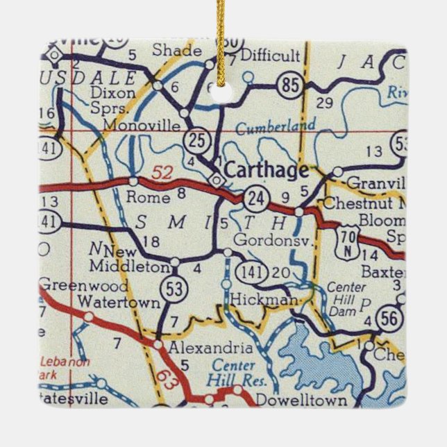 Carthage TN Keramikornament (Rückseite)