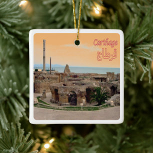 CARTHAGE, Tunesien, Afrika, Keramikornament