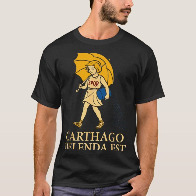 Carthago Delenda Est Funny Roman History Attire (s T-Shirt (Vorderseite)