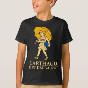 Carthago Delenda Est Lustige römische Geschichte K T-Shirt