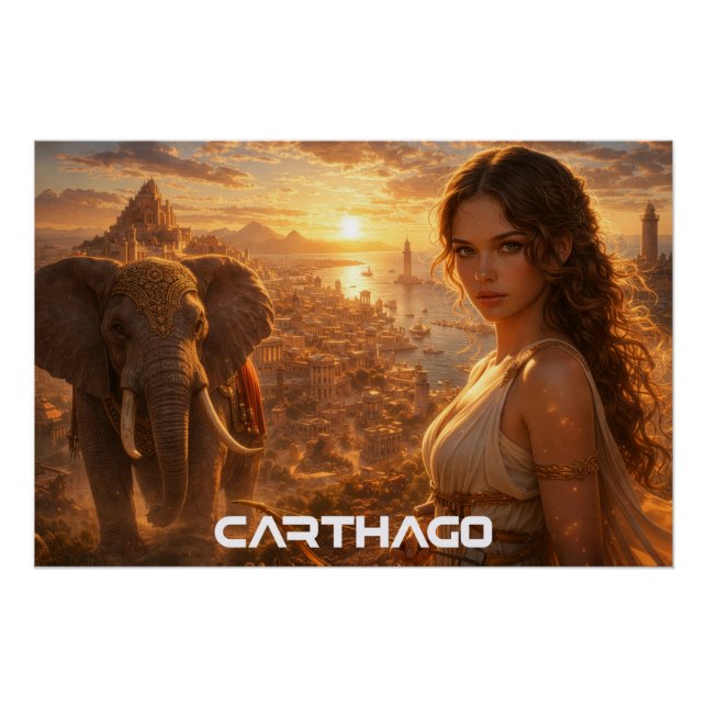 CARTHAGO - TUNIS POSTER (Vorderseite)