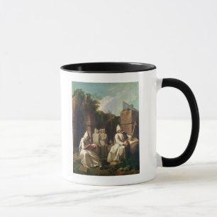 Carthusian Mönche in der Meditation Tasse