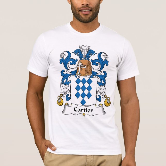Cartier Familienwappen T-Shirt (Vorderseite)