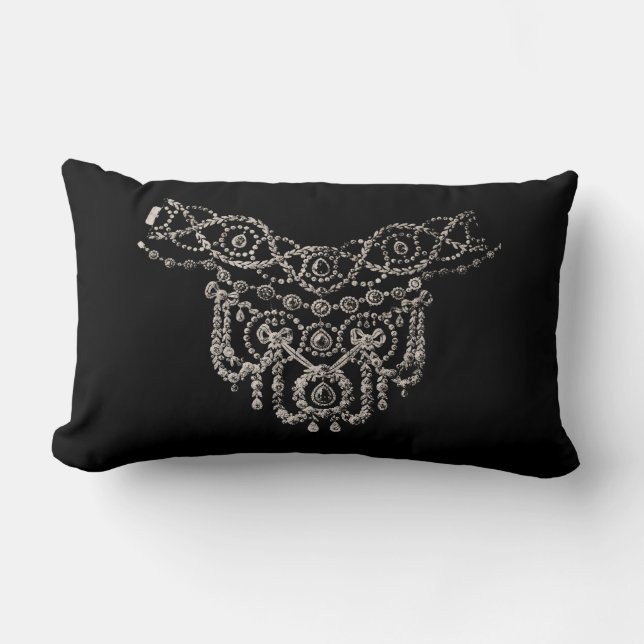 Cartierr Jewelry Necklace ~ Lumbar 13x21 Lendenkissen (Vorderseite)