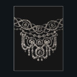 Cartierr Jewelry Necklace ~ Postcard / Einladung Postkarte<br><div class="desc">Einfach zu anpassen! Um Design, Stil oder Form zu ändern, klicken Sie auf "IT ANRUFEN", nachdem Sie mit Ihrem Design fertig sind, wählen Sie Quantität und klicken Sie auf "Zu KARTE hinzufügen". Je mehr man bestellt, desto mehr rette man, selbst wenn man sich mit verschiedenen Designs mischt. DIE ZUFRIEDENHEIT IST...</div>