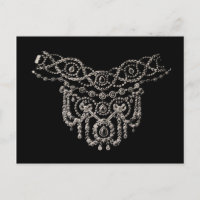 Cartierr Jewelry Necklace ~ Postcard