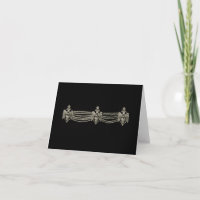 Cartierr Schmuck-Armband ~ Gruß-/Anmerkungs-Karte