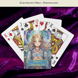 Cartomancy Card Bedeutung des Personalisierten Dec Spielkarten