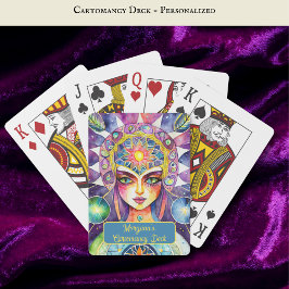 Cartomancy Card Bedeutung des Personalisierten Dec Spielkarten