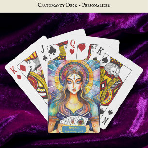 Cartomancy Card Bedeutung des Personalisierten Dec Spielkarten
