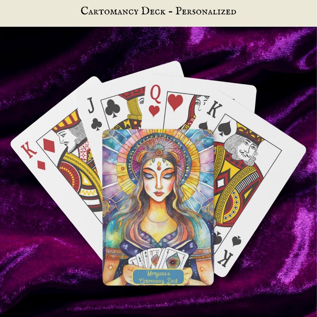 Cartomancy Card Bedeutung des Personalisierten Dec Spielkarten (Von Creator hochgeladen)