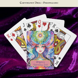 Cartomancy Card Bedeutung des Personalisierten Dec Spielkarten