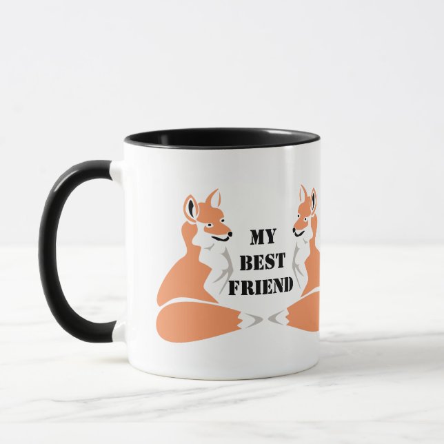 Carton Sheltie Dog Tasse (Links)