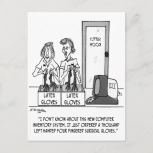 Cartoon 1830 postkarte