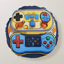 Cartoon 3D-Gaming-Remote-Kontrolle-Logo für Beauti