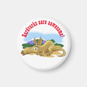 Cartoon Aardvark Magnet