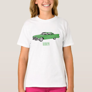 Cartoon-Abbildung 1959 des klassischen Autos T-Shirt