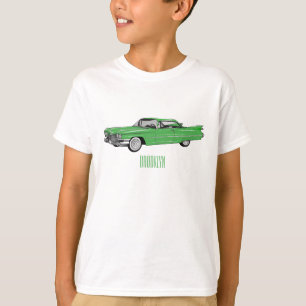 Cartoon-Abbildung 1959 des klassischen Autos T-Shirt