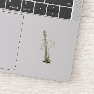 Cartoon-Abbildung Aufkleber