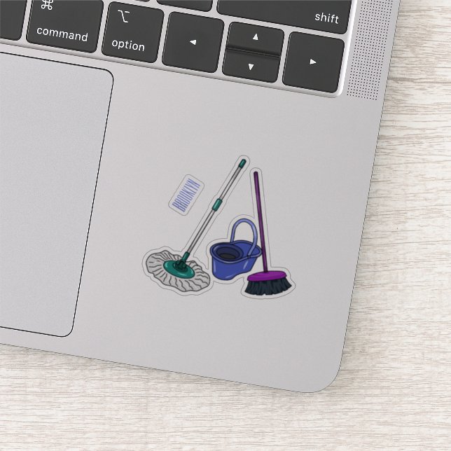 Cartoon-Abbildung Aufkleber (Ausschnitt)