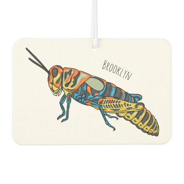 Cartoon-Abbildung Autolufterfrischer (Vorderseite)